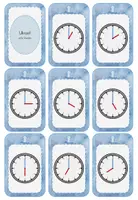 Vorschau - Spiele - Uhr - digital - analog - Lernkarten Uhrzeit z.B. für magischer Zylinder - Seite 2