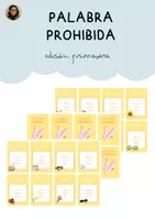 Vista previa - Juegos / Gamificación - PALABRA PROHIBIDA - PRIMAVERA - Portada