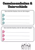 Vorschau - Arbeitsblätter - Klassengemeinschaft stärken - Deckblatt