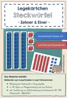 Vorschau - Mal- und Bastelvorlagen - Steckwürfel - Legematerial / Bildkarten ZR 100 - Deckblatt