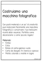 anteprima - Materiale per pittura e bricolage - Ricordi delle vacanze: Creare una macchina fotografica e una pellicola - Pagina 2