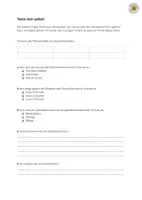 Vorschau - Arbeitsblätter - Gänseblümchen - Teste dich selbst - Deckblatt