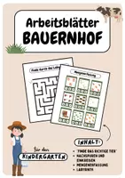 Vorschau - Arbeitsblätter - Arbeitsblätter | der Bauernhof | Mengenerfassung | Übungen - Deckblatt