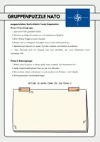 Vorschau - Arbeitsblätter - Gruppenpuzzle NATO - Deckblatt