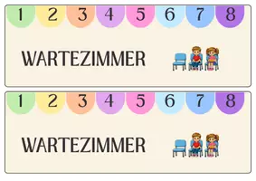 Vorschau - Bildkarten - Wartezimmer im Klassenzimmer - Seite 3