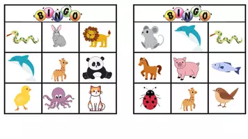 Vista previa - Juegos / Gamificación - Bingo de Animales - página 3