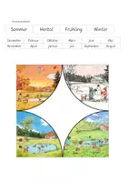 Vorschau - Mal- und Bastelvorlagen - Materialpaket Jahreszeiten Ausschneidebogen und Bilder - Seite 3