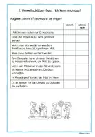 Vorschau - Arbeitsblätter - Freebie Umweltschutz - spielerisch lernen, die Welt zu retten Freebie - Seite 2