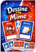 Vorschau - Arbeitsblätter - Vokabelspiel Dessine ou Mime für Zwischendurch Niveau A 1.2 - Deckblatt