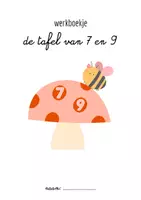 Voorbeeld - pakket tafelboekjes - Voorblad