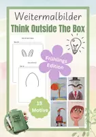 Vorschau - Arbeitsblätter - Think Outside The Box - Frühlingsedition - Weitermalbilder - Das ist kein - Deckblatt