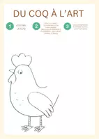 Aperçu - Matériel pour travaux manuels / dessin - cycle de vie de la poule - Page de couverture