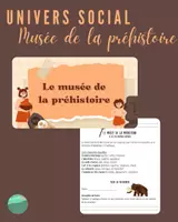 Aperçu - Feuilles d'exercices - Musée de la préhistoire - Page de couverture