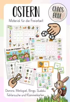 Vorschau - Stationenlernen - Ostern - Freiarbeit für die 1. Klasse - Deckblatt