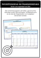 Vorschau - Arbeitsblätter - Organisation: Verstärkerplan - Deckblatt