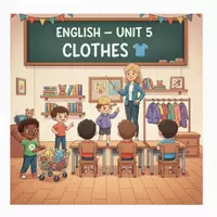 Vorschau - Präsentationen/Tafelbilder - Unit 6 clothes Vokabeln Playway2 - Deckblatt