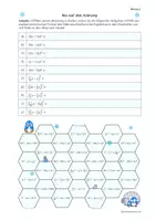 Vorschau - Arbeitsblätter - 2. binomische Formel - Übungsblatt - Seite 2
