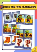 Vista previa - Juegos / Gamificación - DRESS THE FROG flaschards and remember - Portada