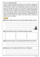 Vorschau - Arbeitsblätter - Cyberkriminalität (Sachtext mit Aufgaben) - Seite 2
