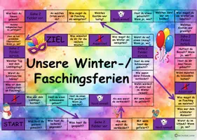 Vorschau - Spiele - Winter-/Fasching Leiterspiel inklusive Blankovorlage - Seite 2