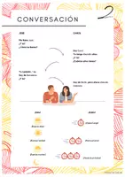 Vorschau - Poster - Grammatikübersicht conversación, saludar y despedirse / Gespräch, Begrüßen und Verabschieden - Seite 2