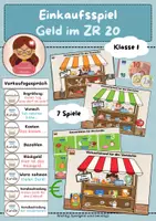 Vorschau - Spiele - Einkaufsspiel: Geld im ZR 20, Einkaufsladen - Deckblatt