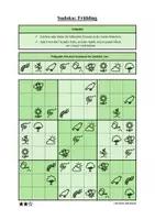 Vorschau - Arbeitsblätter - Sudoku 9x9: Frühling - Logisches Denken fördern! - Seite 2