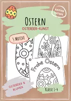 Vorschau - Mal- und Bastelvorlagen - Ostern - Ostereier-Kunst - Deckblatt