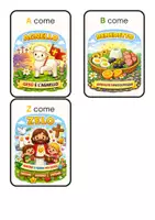 anteprima - Flashcard - ALFABETO DI PASQUA - Pagina di copertina