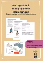 Vorschau - Arbeitsblätter - Machtgefälle in pädagogischen Beziehungen - Strafen - Deckblatt