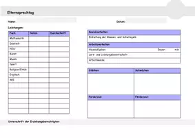 Vorschau - Anderer Materialtyp - Materialpaket: Elternsprechtag - Seite 2