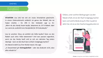 Vorschau - Arbeitsblätter - Vertragsfreiheit & Vertragsbindung - Komplette Unterrichtsstunde - Seite 2