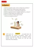 Vorschau - Arbeitsblätter - Beamtenberufe Gruppenarbeit: Lehrer, Polizist & Verwaltungsfachkraft - Seite 2