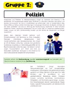 Vorschau - Arbeitsblätter - Beamtenberufe Gruppenarbeit: Lehrer, Polizist & Verwaltungsfachkraft - Seite 3