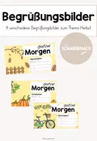 Vorschau - Präsentationen/Tafelbilder - Begrüßungsbilder digitale Tafel: Herbst - Deckblatt