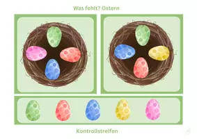 Vorschau - Arbeitsblätter - Was fehlt? Ostern - Seite 2