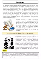 Vorschau - Arbeitsblätter - Legislative: Gesetzgebung, Bundestag, Bundesrat - Seite 1