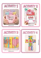 anteprima - Flashcard - San Valentino - Valentine's Day Crafts - Pagina 1