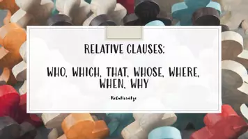 Vorschau - Präsentationen/Tafelbilder - Relative Clauses (Advanced) Introductory Presentation and exercises - Seite 1