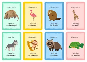 Vorschau - Spiele - Zoo animals: I have... Who has...? – Lesespiel Englisch - Seite 3