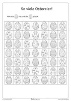Vorschau - Arbeitsblätter - Konzentration & Wahrnehmung | Frühling & Ostern | Dreifach differenziert - Seite 2
