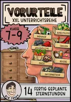 Vorschau - Stundenentwürfe - Vorurteile Ethik Klasse 7 Klasse 8 Klasse 9 - Deckblatt