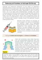 Vorschau - Arbeitsblätter - Impfungen und ihr Wirkprinzip: Antikörper & Herdenimmunität - Seite 1