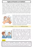 Vorschau - Arbeitsblätter - Hygiene und Prävention von Krankheiten - Seite 1