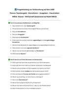 Vorschau - Prüfungsvorbereitung - Fragenkatalog WIB 6 Kapitel 3 Wirtschaft - Deckblatt