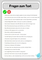 Vorschau - Arbeitsblätter - Schwimmen - Lesetext mit Fragen + Lösung - Seite 2