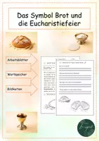 Vorschau - Arbeitsblätter - Das Symbol Brot und die Eucharistiefeier - Deckblatt