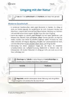 Vorschau - Arbeitsblätter - Umgang mit der Natur - Seite 3