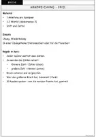 Vorschau - Arbeitsblätter - Brüche vergleichen (Spiel) - Seite 1