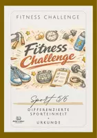Vorschau - Arbeitsblätter - Fitness Challenge mit Urkunde – Differenzierte Sporteinheit (Klasse 5–6) - Seite 1